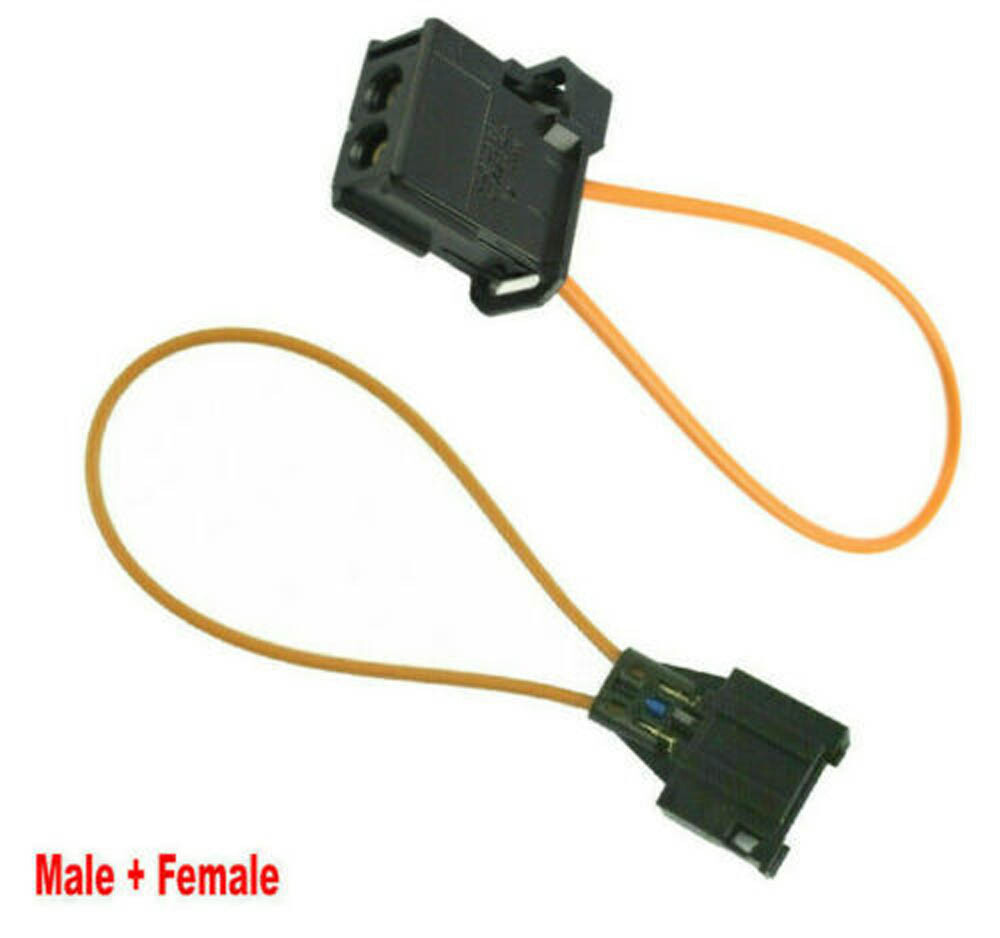 4Pairs MOST fiber optic loop bypass Male & Female kit adapter For MERCEDES BMW