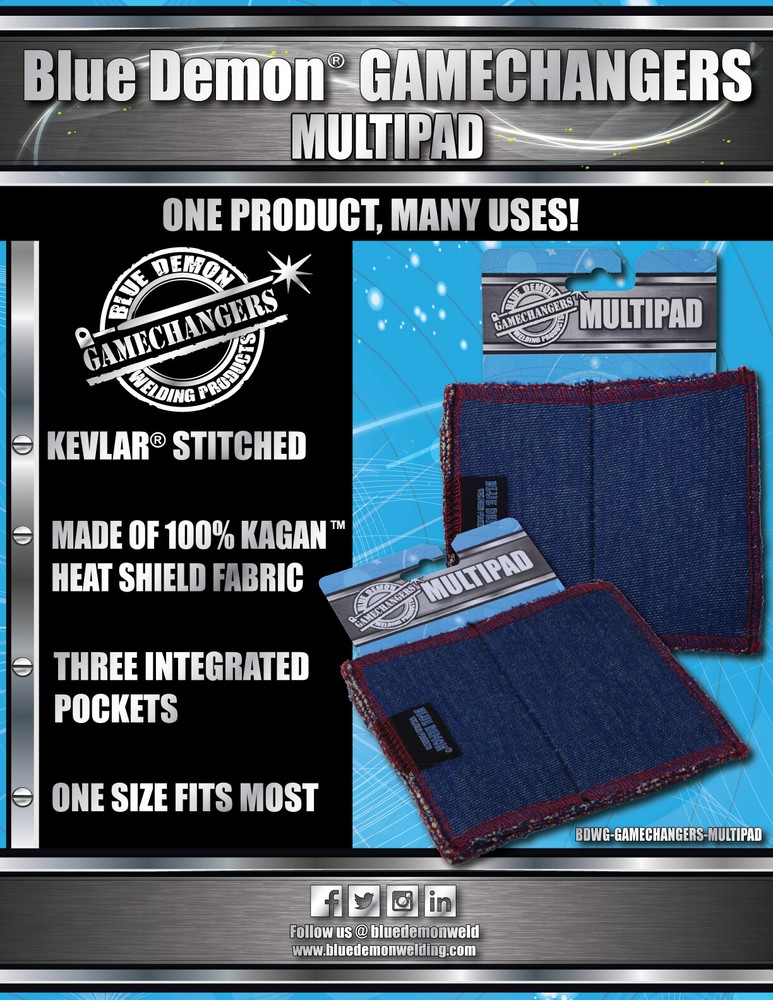 Game Changers Multi-Pad Blue Demon