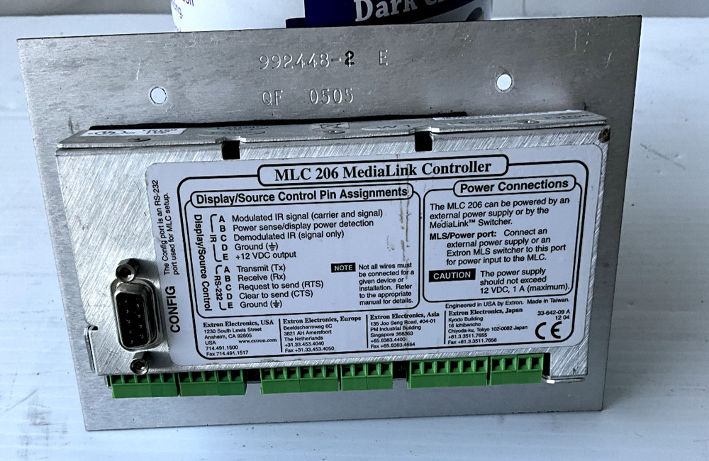 Extron MLC 206 Black Media Link Controller Free Shipping