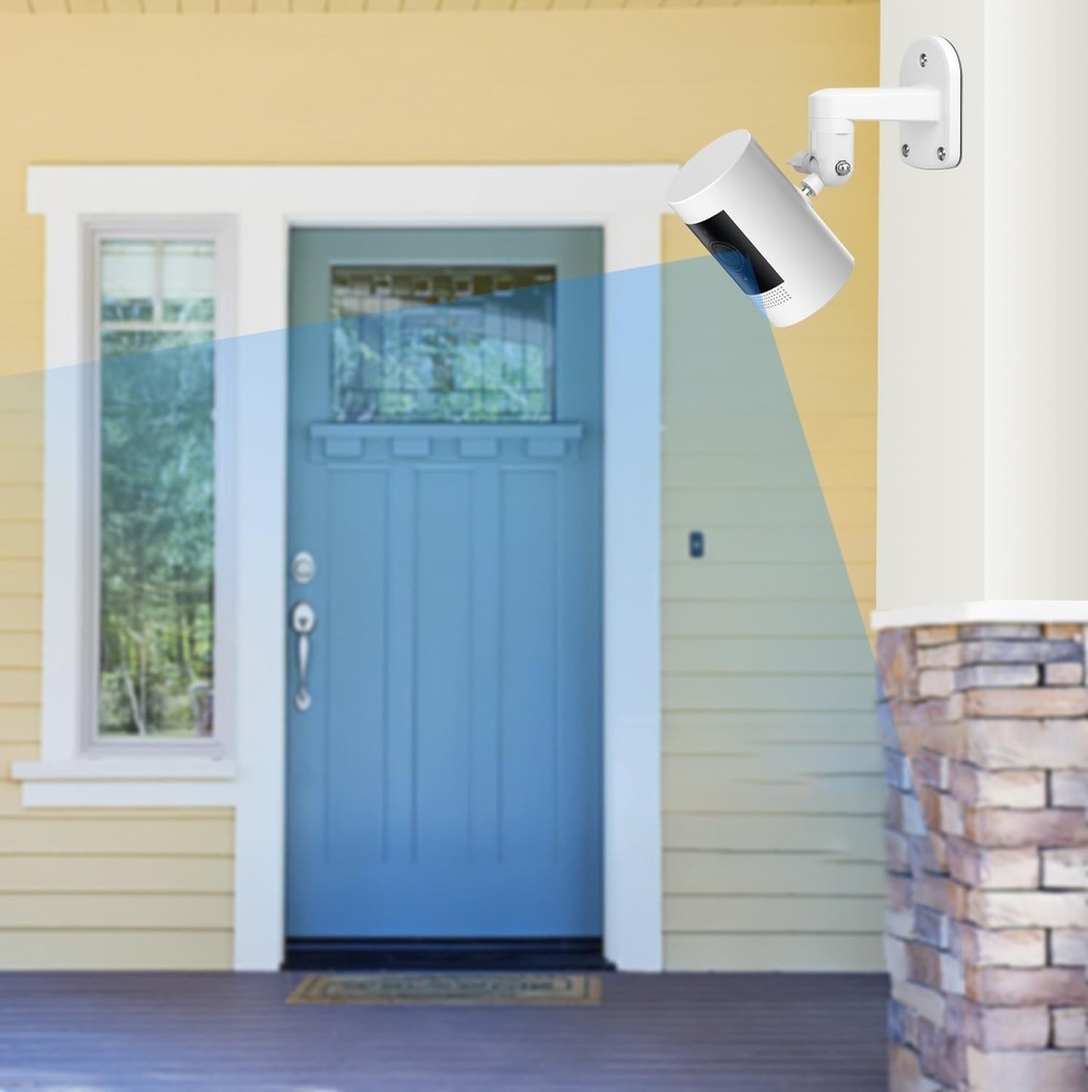 2 Pack Oxidation-Resistant Wall Mounts for Ring Stick Up Cam - Easy Install