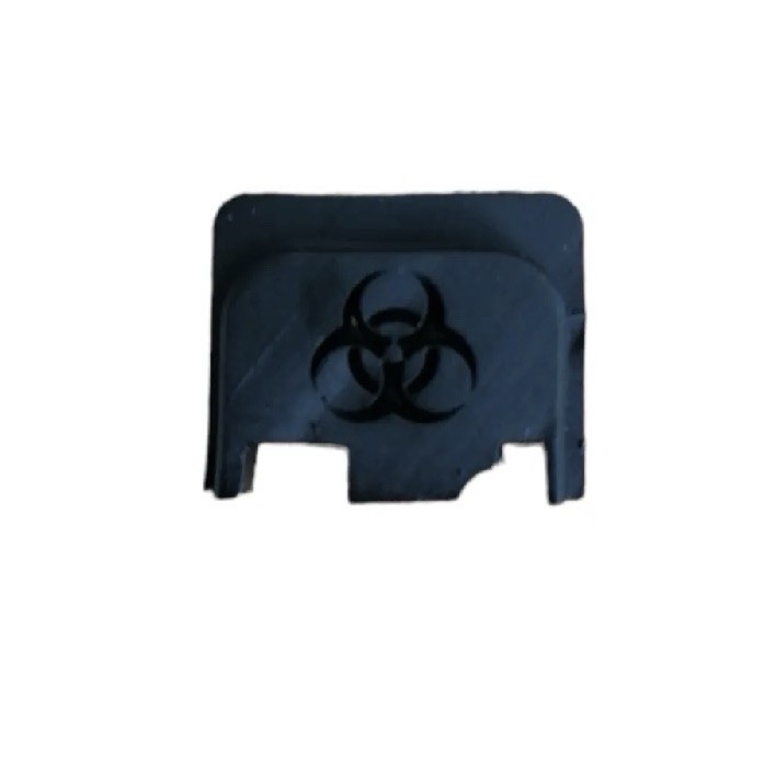 3d Printed fake replica Airsoft backplate Black