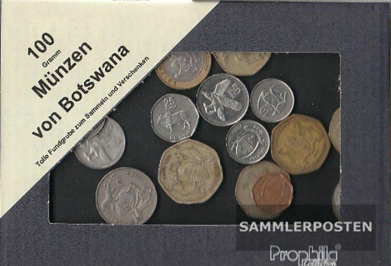 Botswana 100 Grams münzkiloware