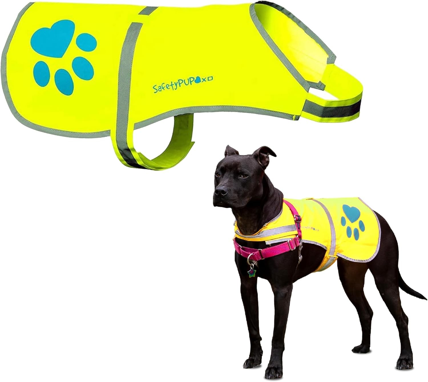 SafetyPUP XD Dog Reflective Vest Hi-Vis Visibility Vest