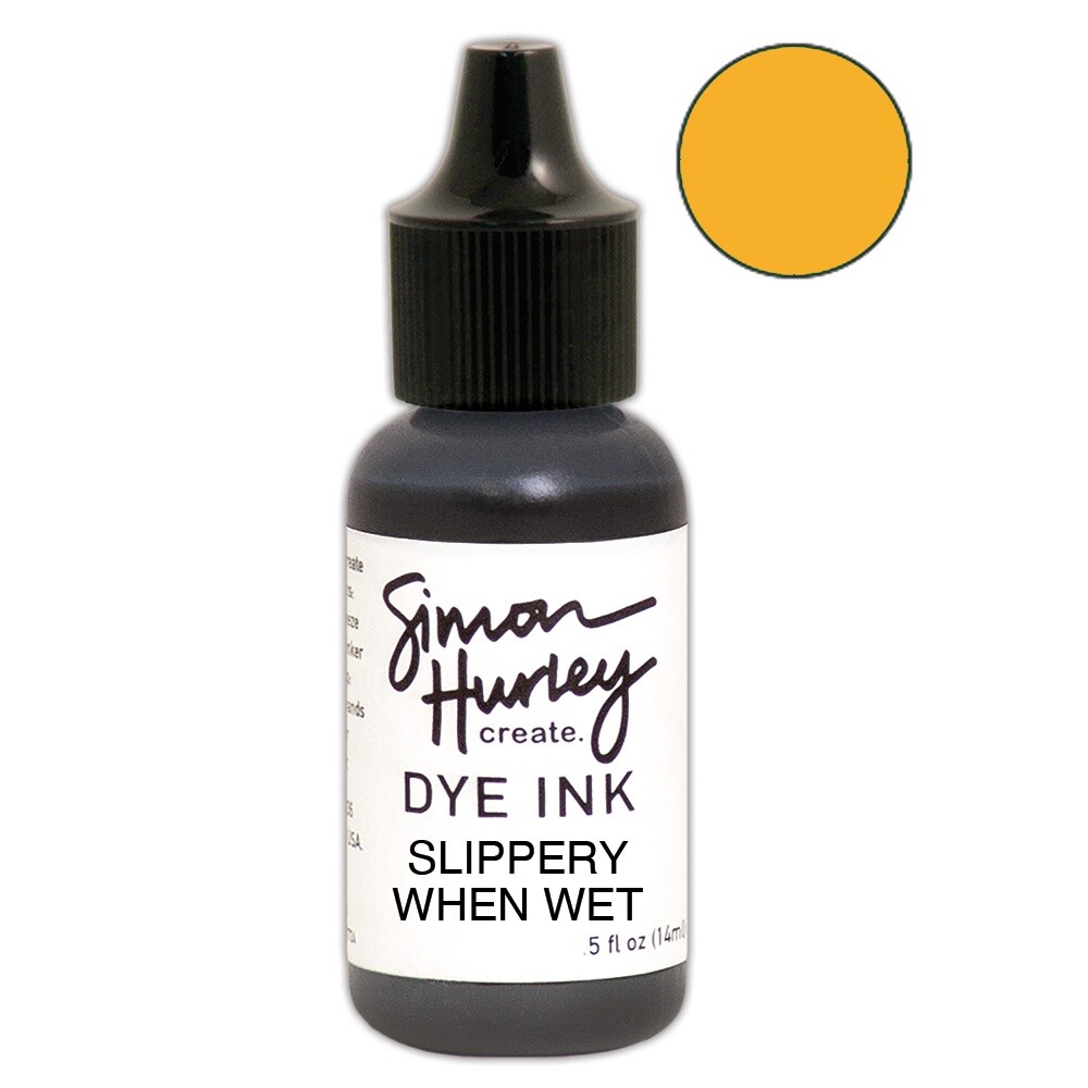 Simon Hurley create. Dye Ink Reinker-Slippery When Wet