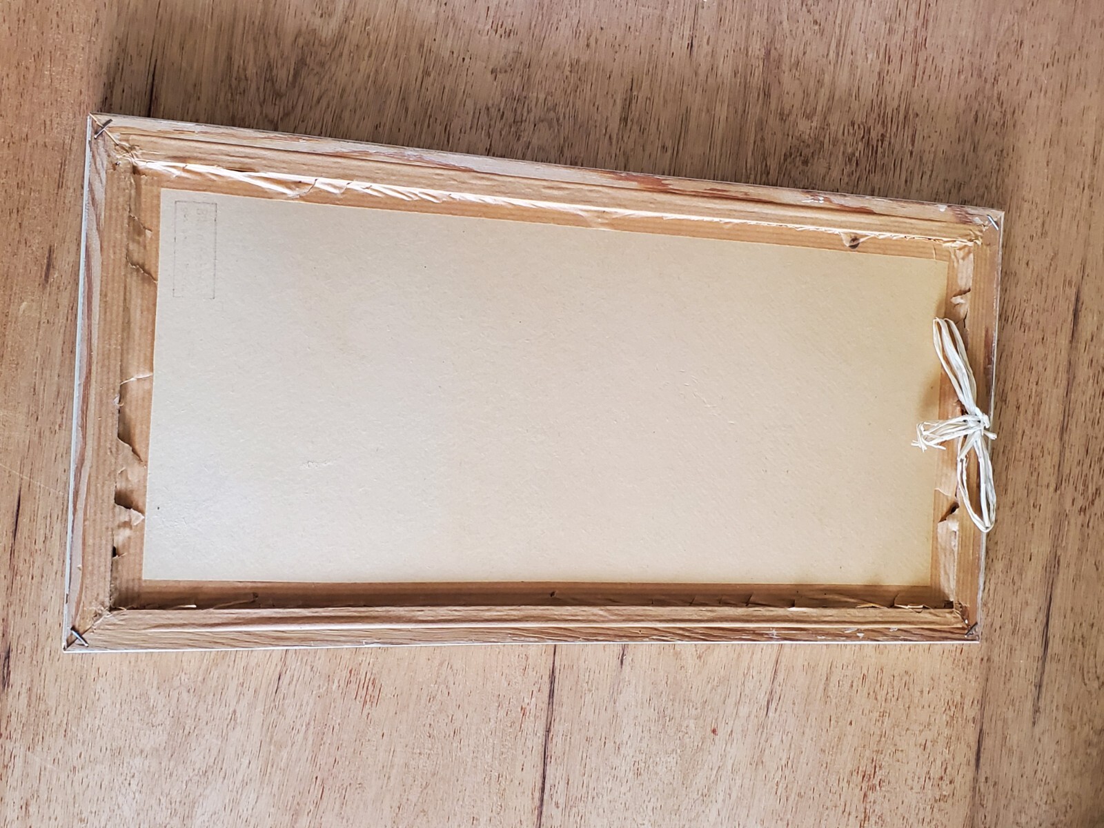 Mountain Scene Church Wall Art Hanging Decor Unsure Unusual Vintage Bamboo Inlay