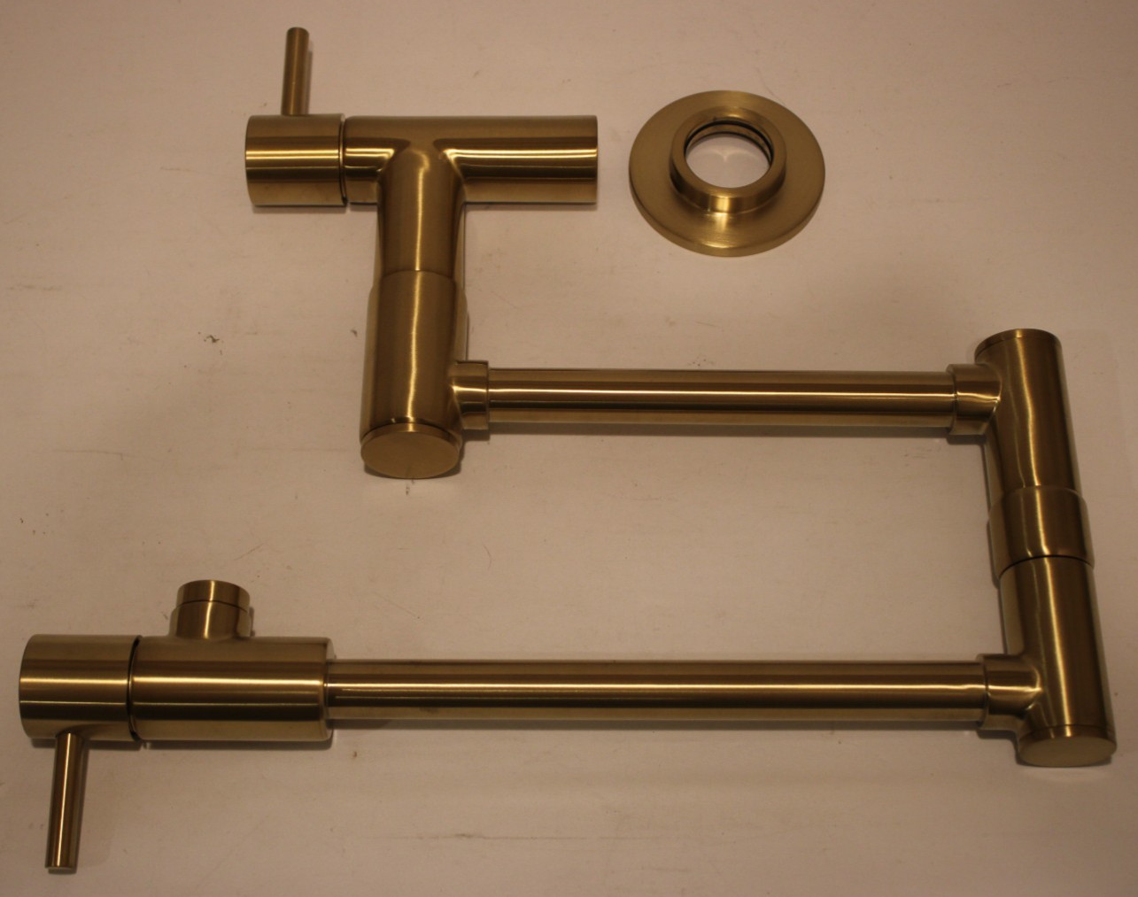 Luxart MO138-PBB - Wall-Mounted Pot Filler Faucet - Brushed Bronze