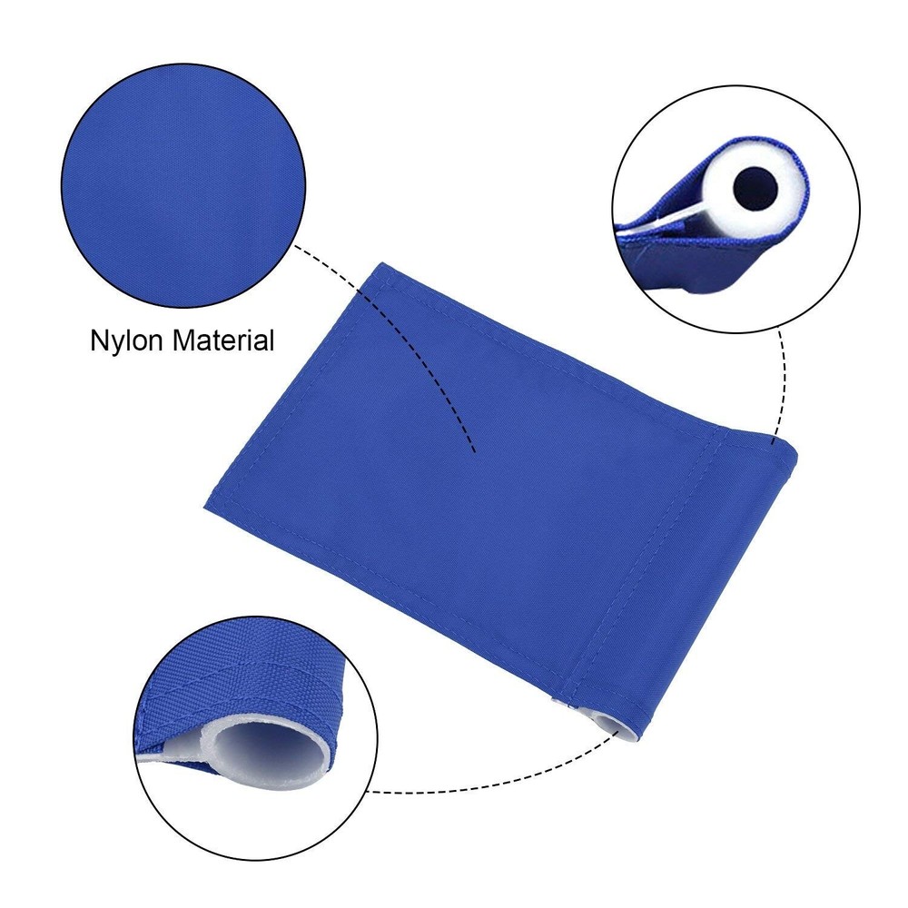 Golf Practice Putting Green Flagstick - 33" Marker, Solid Blue Jr. Flag