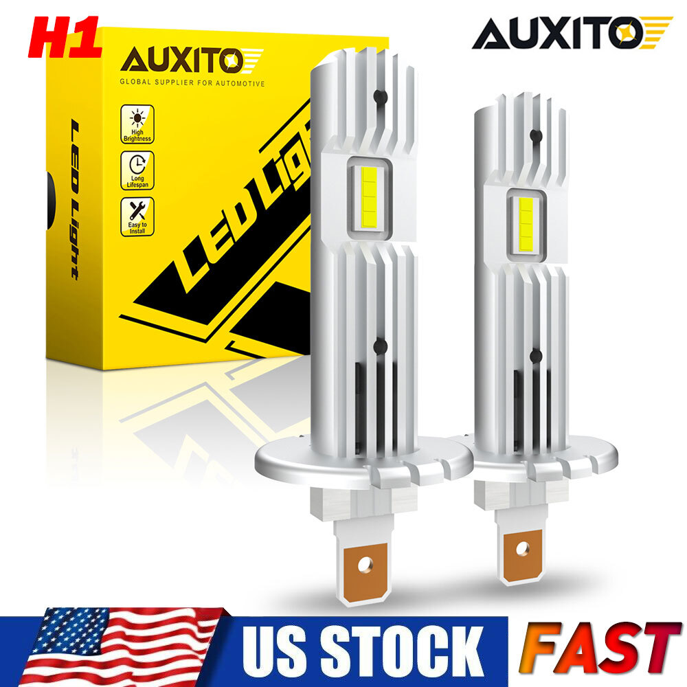 AUXITO H1 LED Headlight Bulb Conversion Kit High Low Beam Lamp 6500K Super White