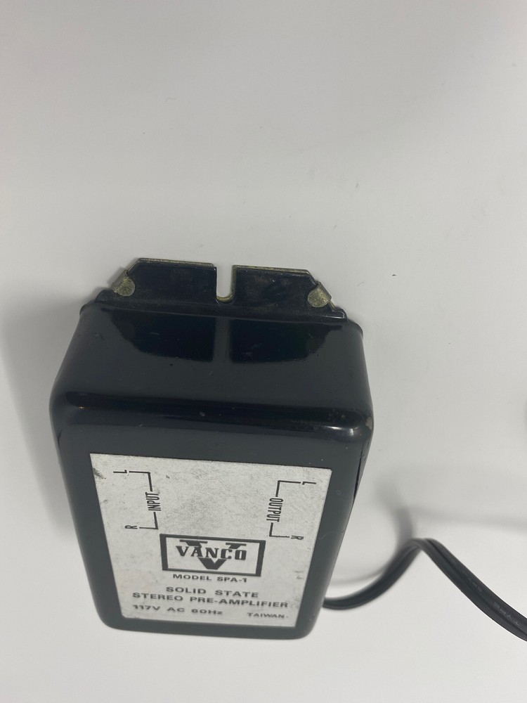 Vanco Model SPA 1 Solid State Stereo Pre - Amplifier Pre Amp 117 V 60HZ