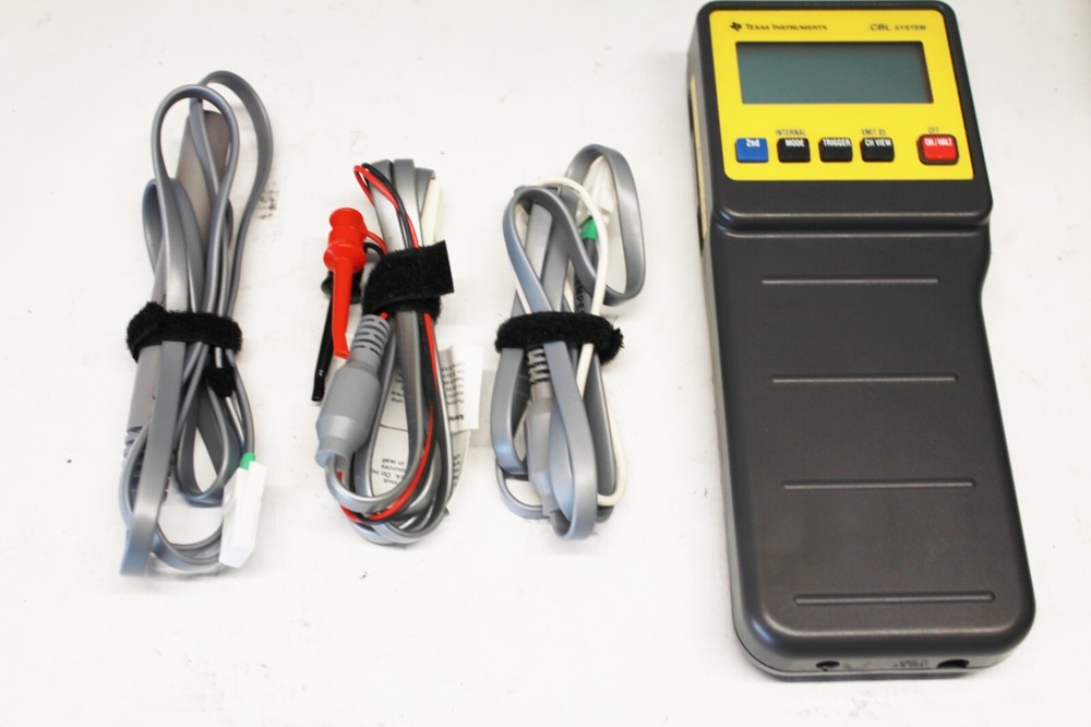 LOt of 3 Texas Instruments CBL System Calculator-Based Laboratory with Cases