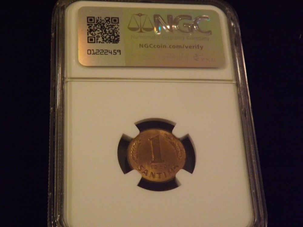 1939 LATVIA NGC MS 65