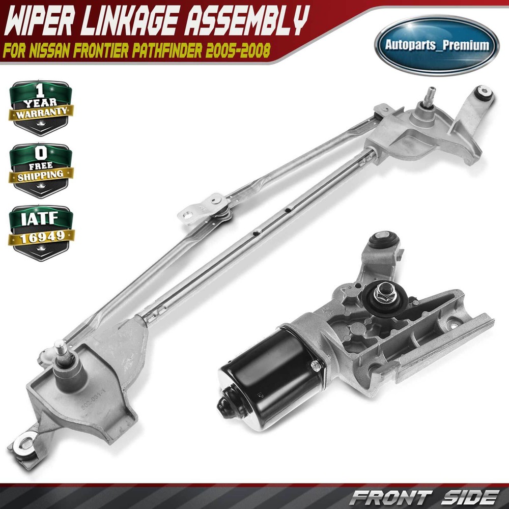 Front Windshield Wiper Linkage Assembly for Nissan Frontier Pathfinder Xterra