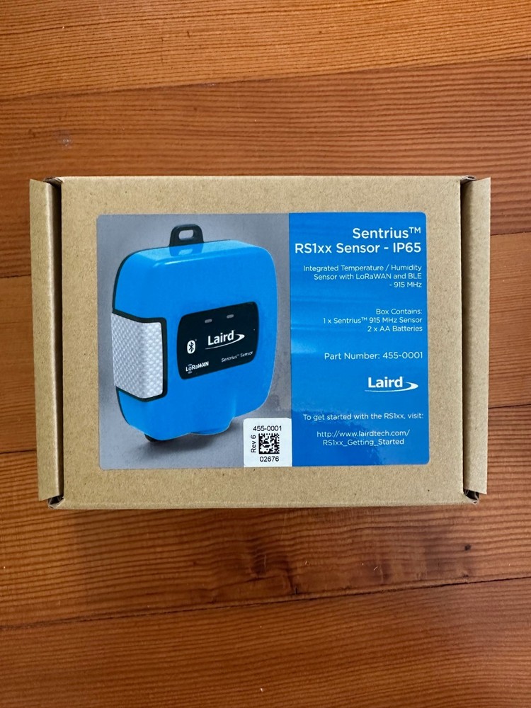 Laird/Ezurio Sentrius RS191 temperature/humidity sensor for LoRaWAN