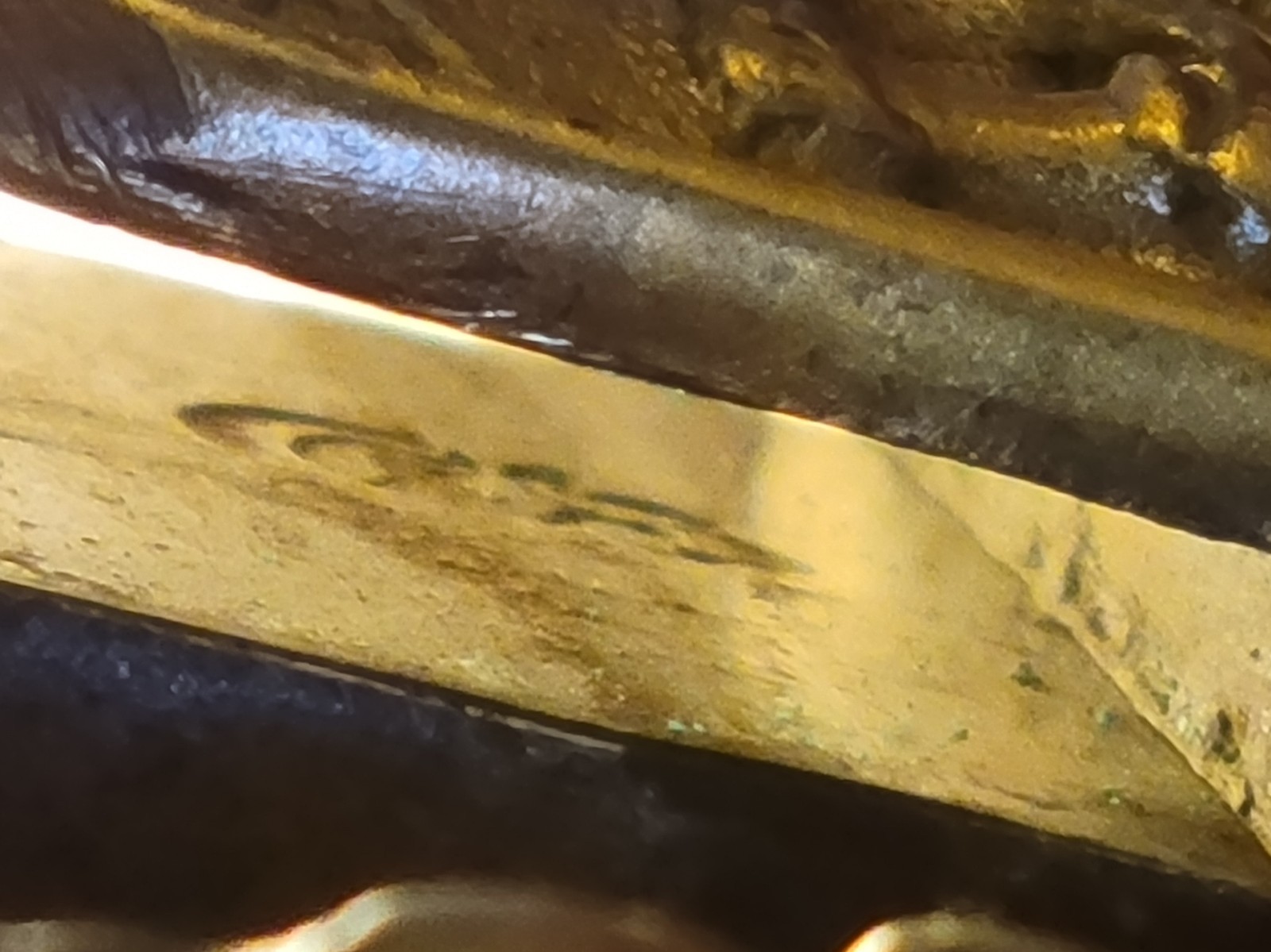 Antique WWI German/Prussian Triple-Etched Lion's Head Officer's Sword