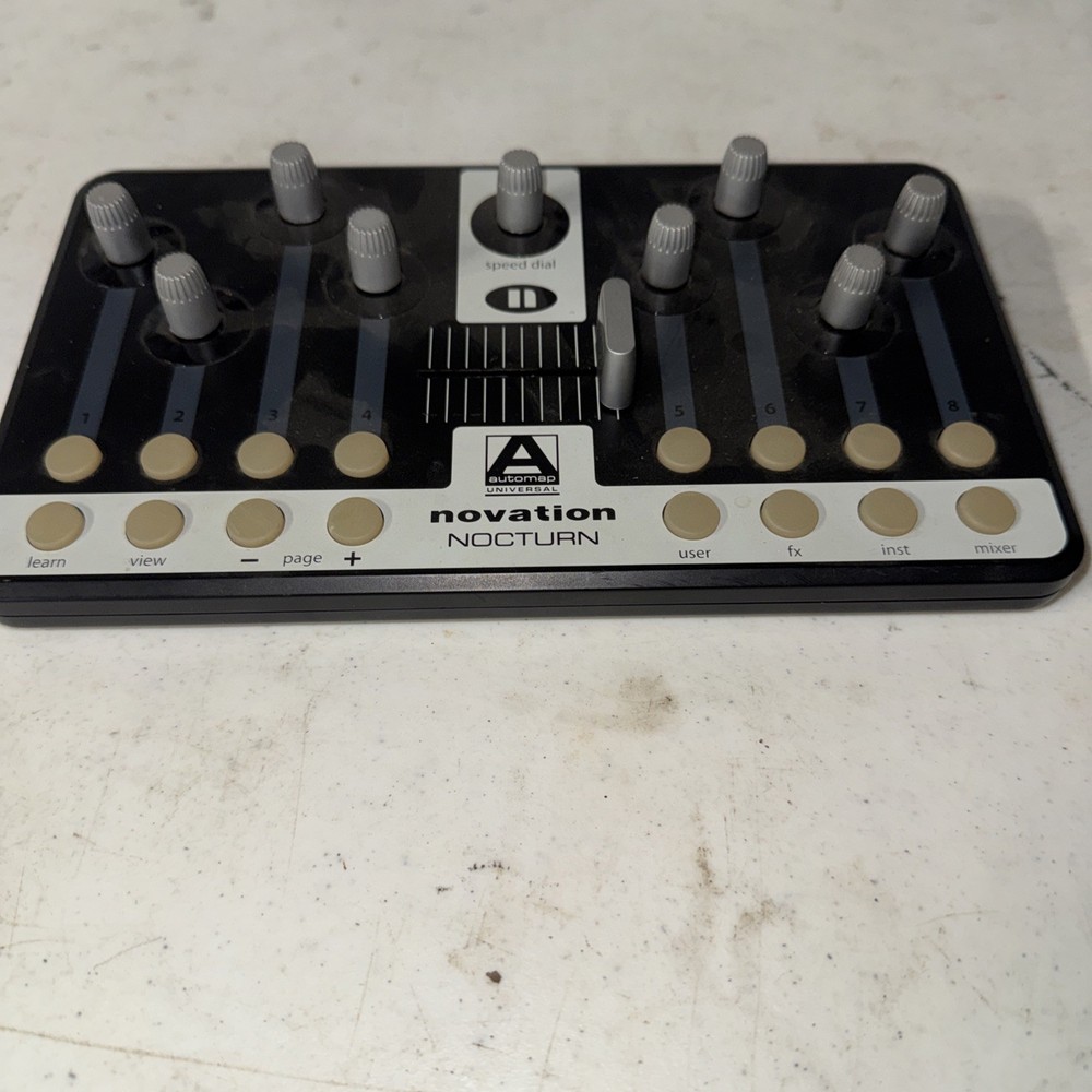 Novation: Nocturn Intelligent Plug-in Controller READ