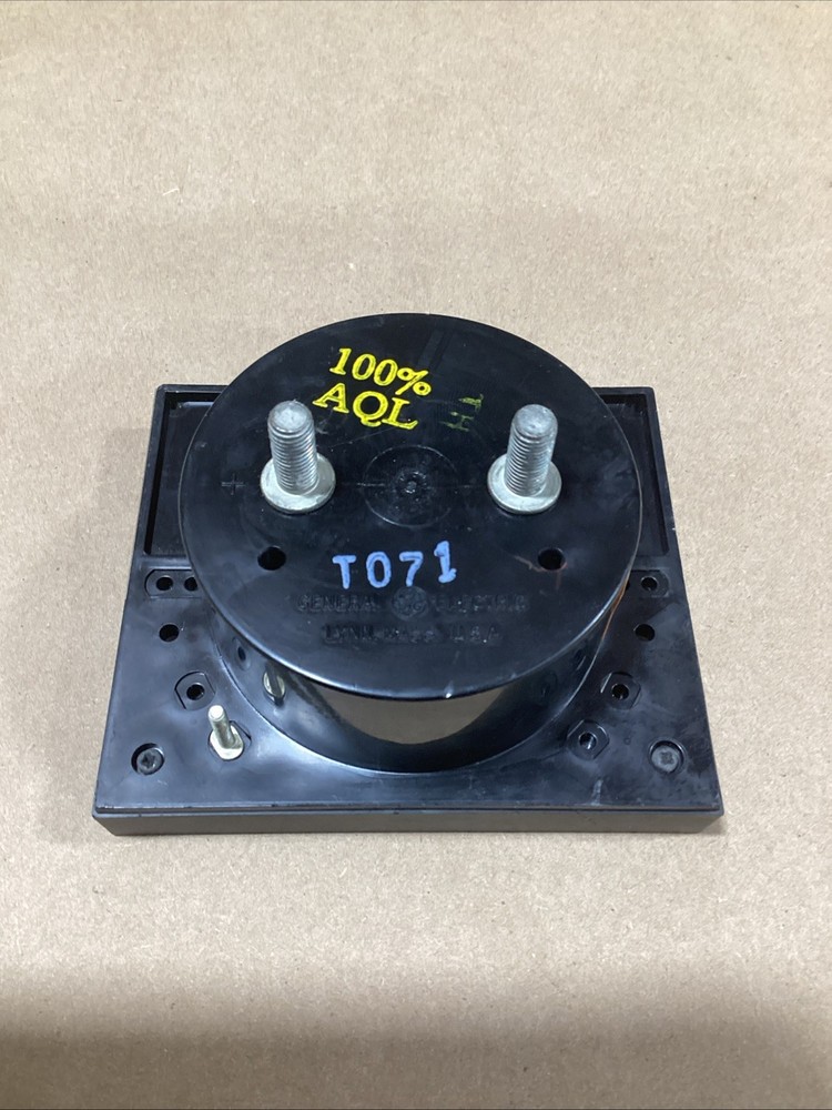 General Electric (GE) 600437-41TY analog panel meter