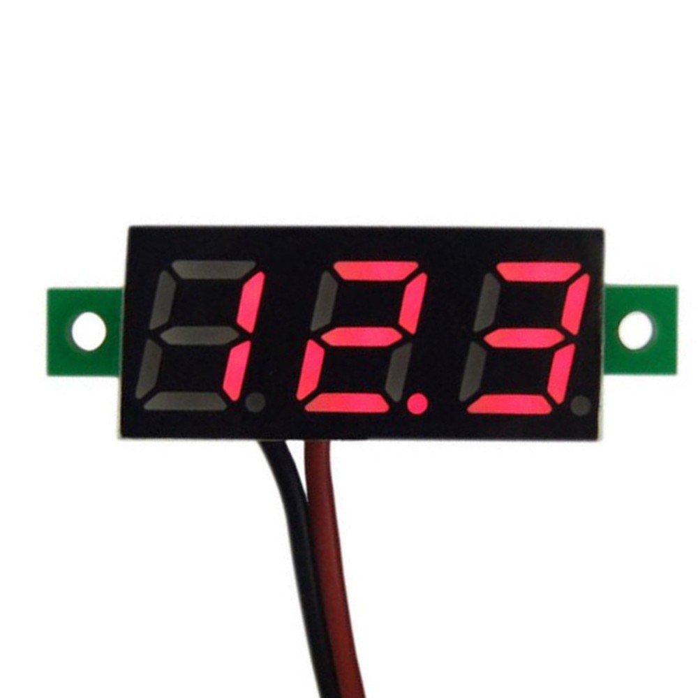 Two-wire Digital Voltage Meter Dc LED Display Bright Red Voltmeter