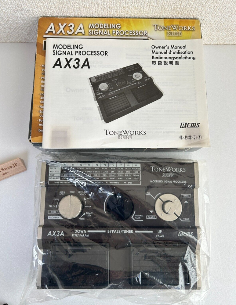 KORG ToneWorks AX3A MODELING SIGNAL PROCESSOR Used Tested working w/box, manual