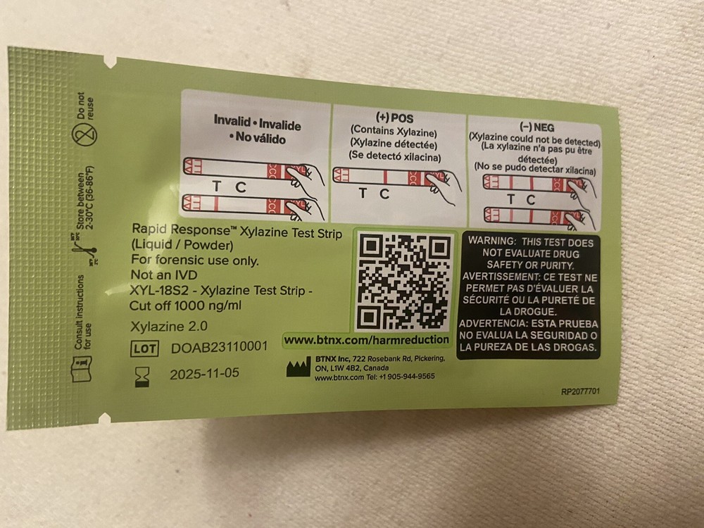 5 Pack XylazineXYL Testing Strips