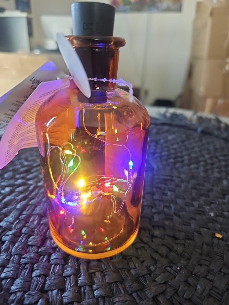 Spooky Village Light Up Potion Bottle