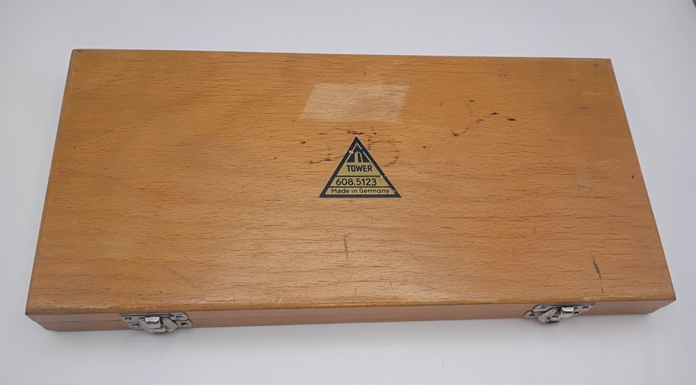 Sears Roebuck Drafting Set Tower. Good Condition, Made In Germany.