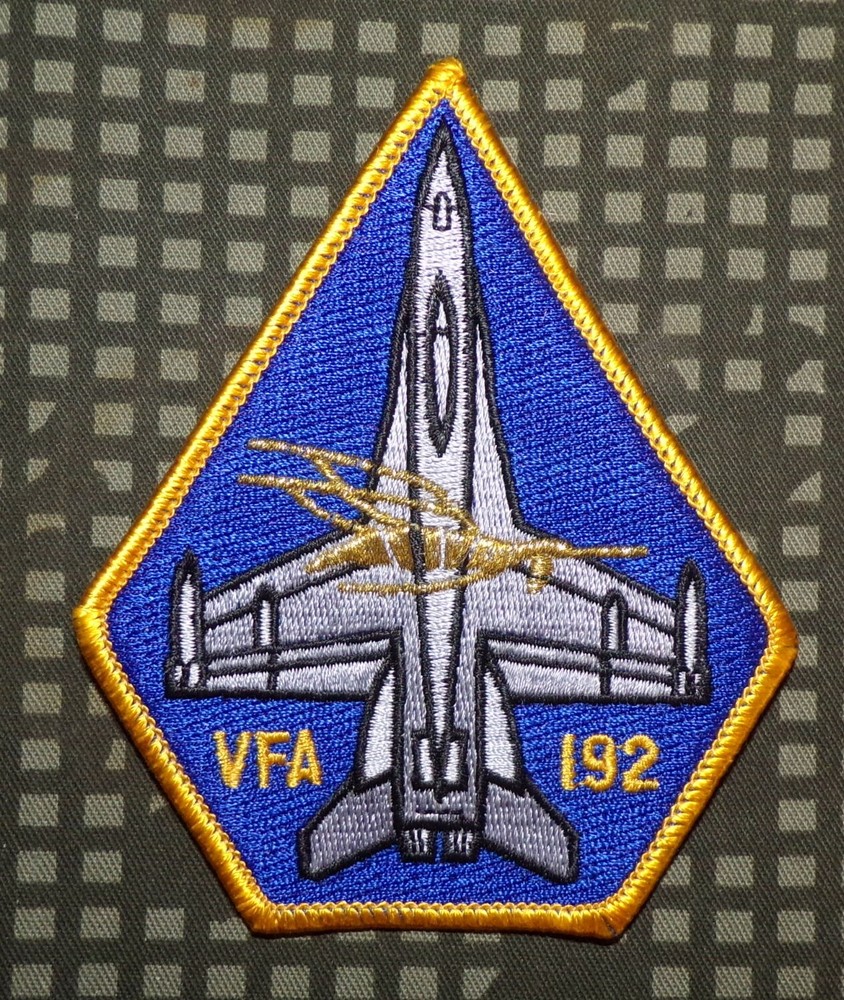 US Navy VFA-192 Strike Fighter Squadron One-Ninety-Two Golden Dragons Patch