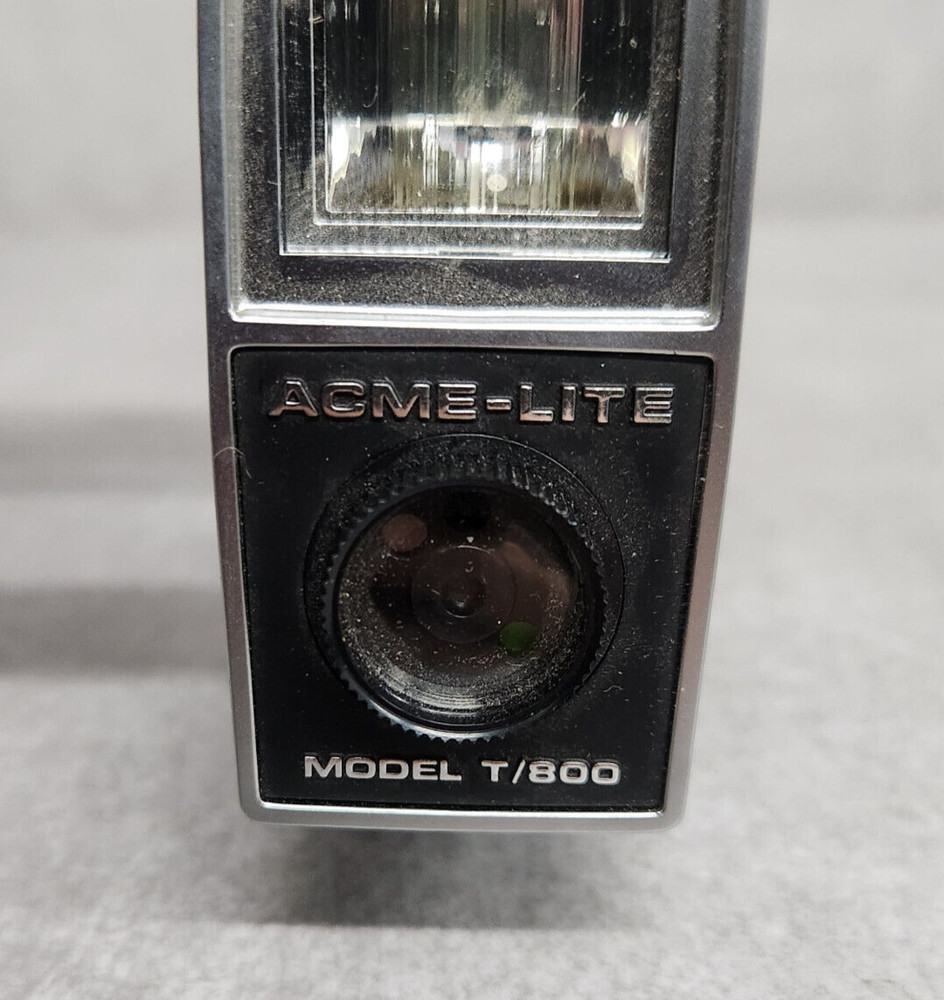 Vintage Acme-Lite T/800 Electronic Flash Unit - Thyristor Auto - Boxed, Untested