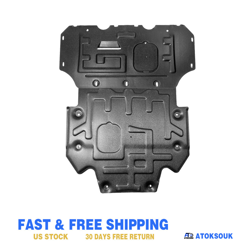 2Pcs For Audi A7 2011-2018 Under Engine Splash Guards Front Engine Mud Flaps