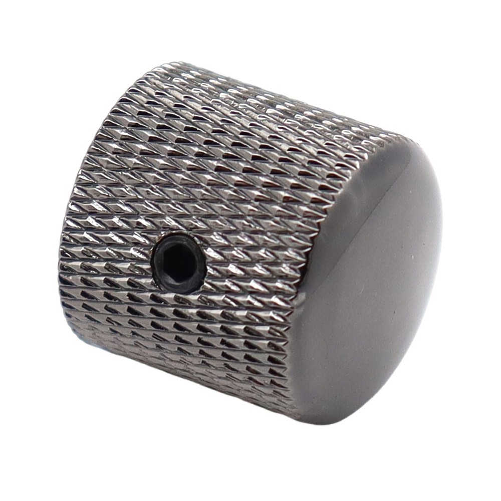 4Pcs Metal Dome Guitar Knobs Volume Tone Guitar Speed Control Knobs Black Nickel