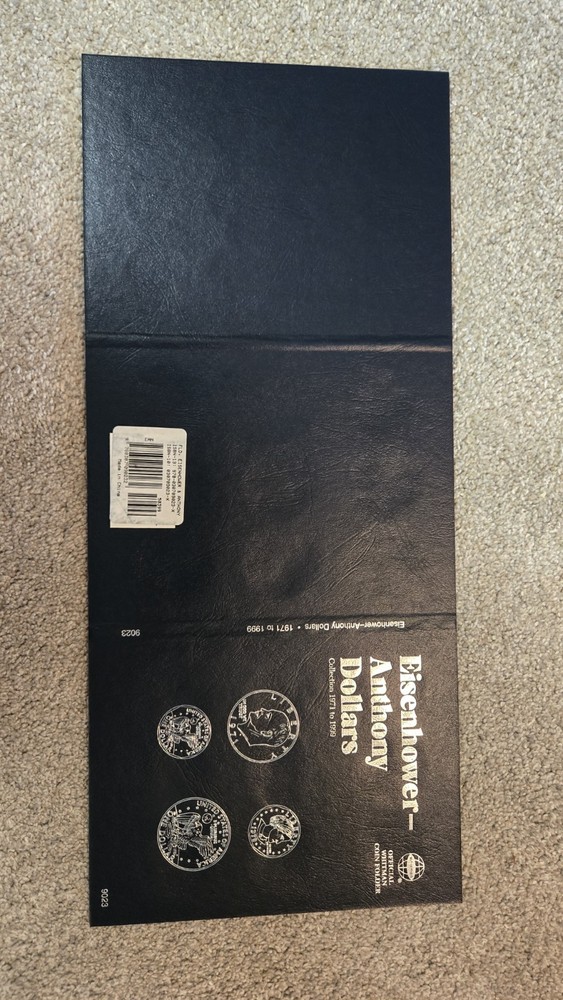 Whitman Coin Folder #9023 Dollars : Eisenhower-Anthony