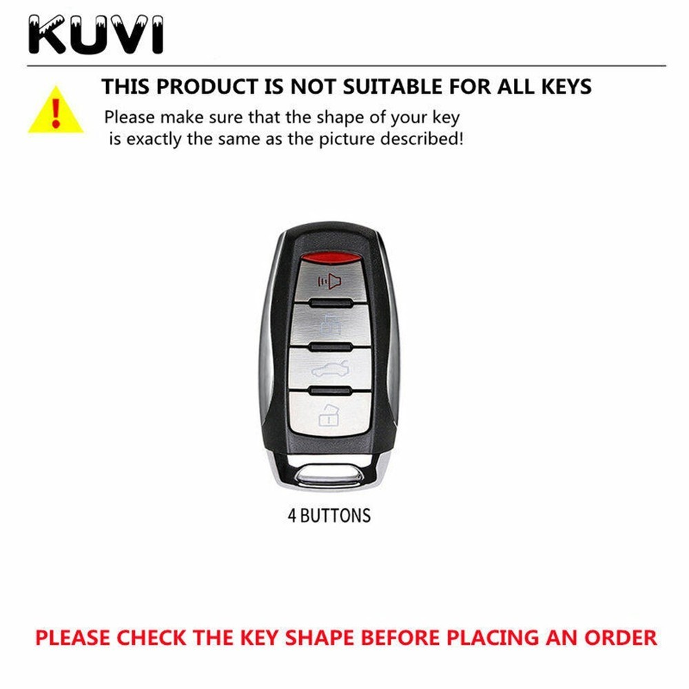 1pc car key cover car remote control black practical durable