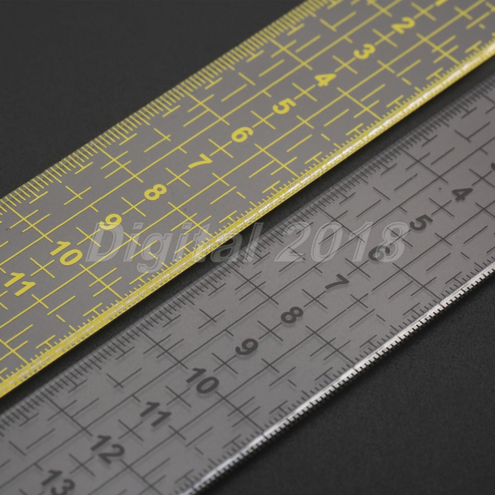 Black/Yellow DIY Sewing Patchwork Tool Patchwork Ruler Acrylic Seam Sewing Foot
