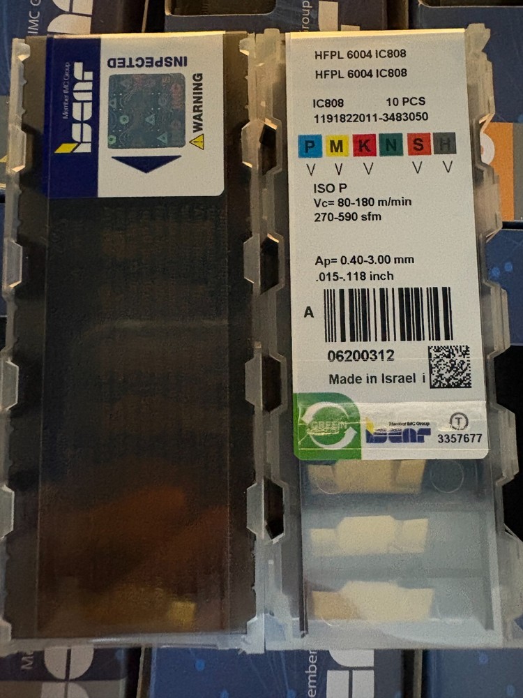 HFPL 6004 IC808/ISCAR  10 PCS