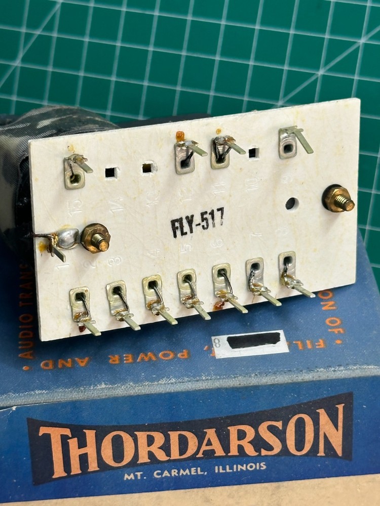 NOS Thordarson FLY-517 High Voltage Transformer Horizontal Output RCA 138751