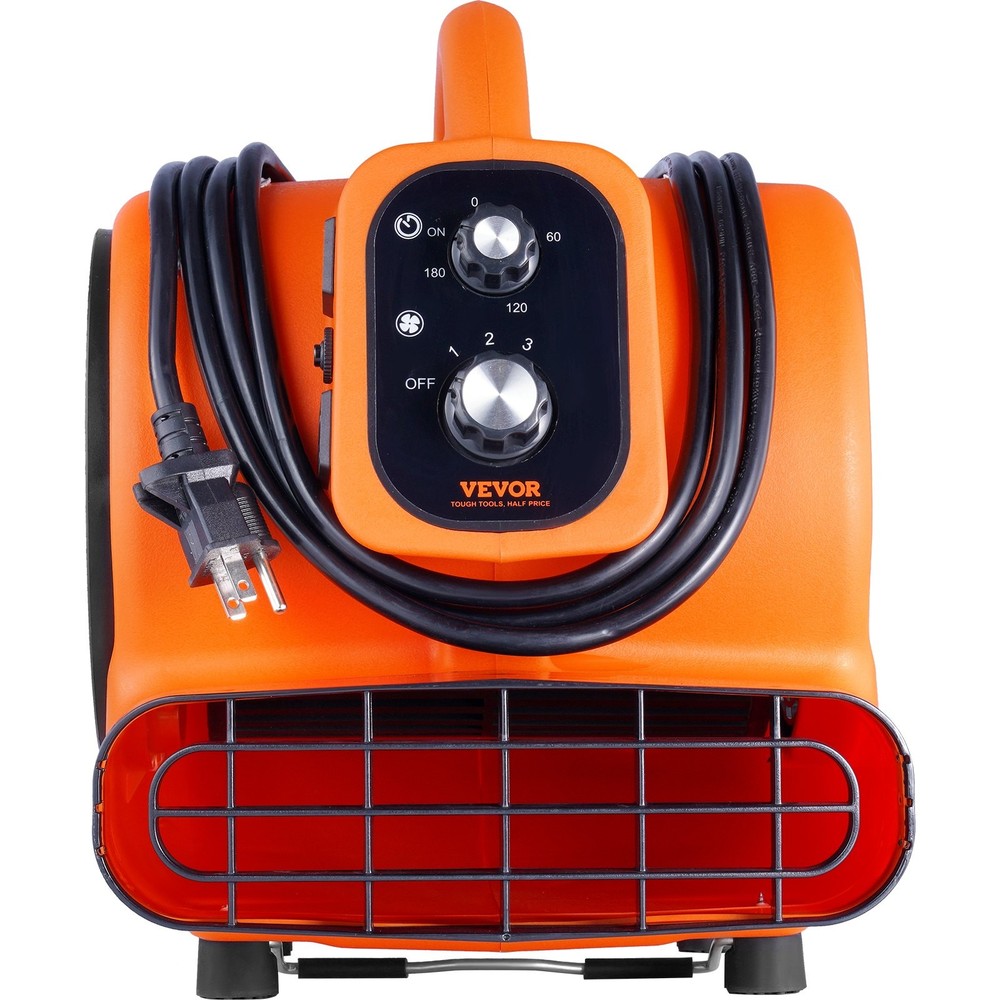 1000 CFM Floor Blower Air Mover with 4 Angles, for Drying & Cooling Use