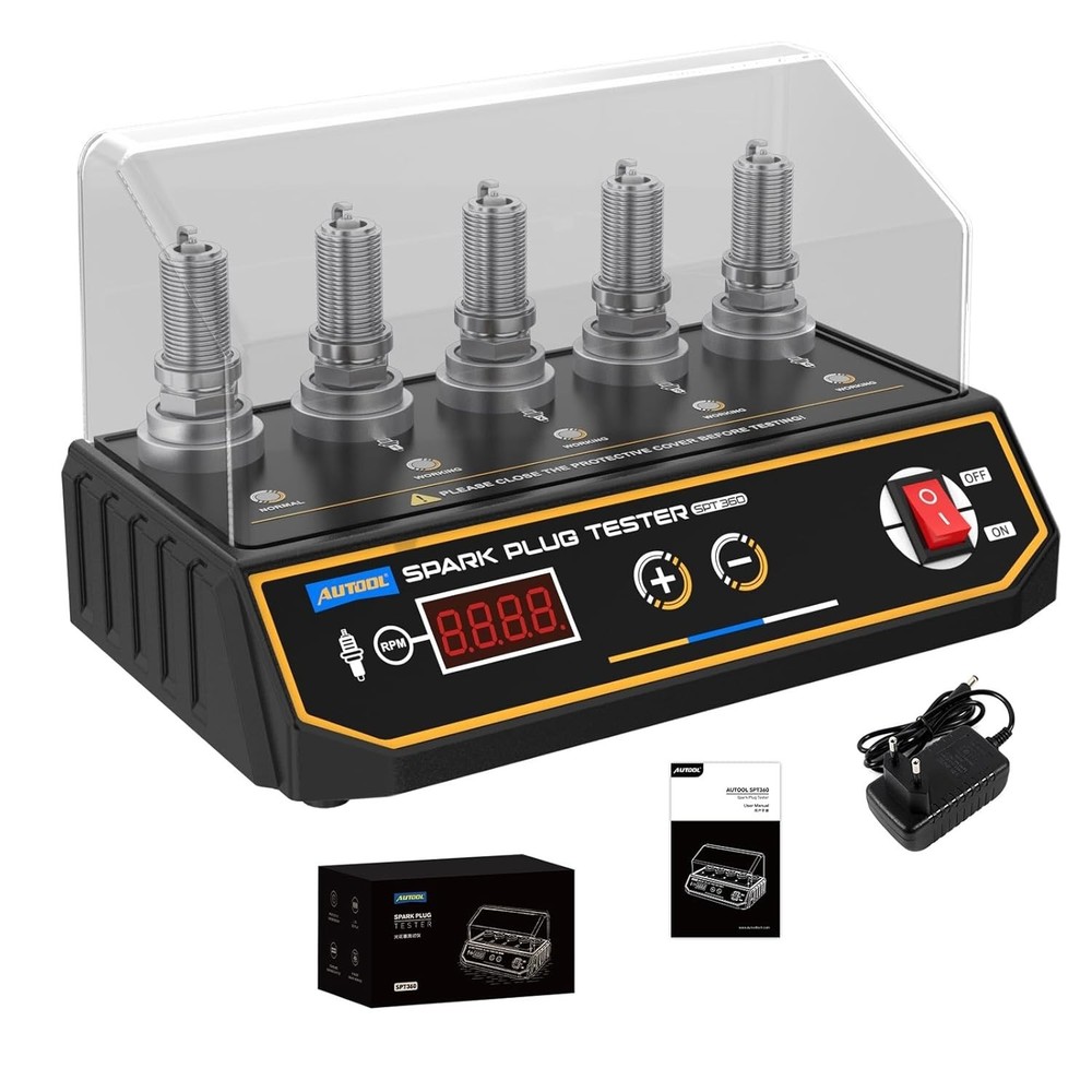 High Frequency Spark Plug Tester with 5 Adjustable Holes for Precise Testing