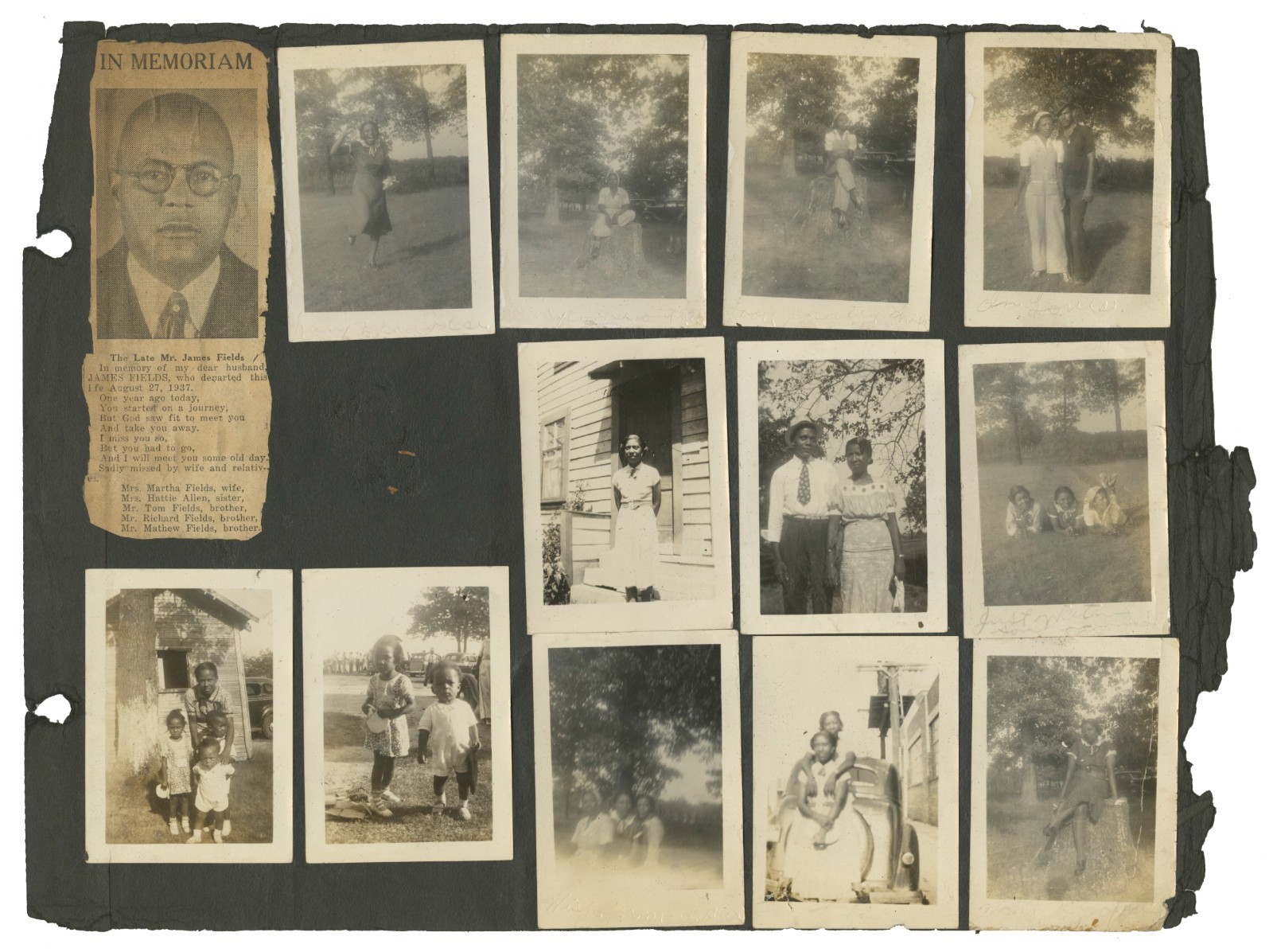 Photo Album of African-American Life in Shreveport-Alexandria, Louisiana 1930's