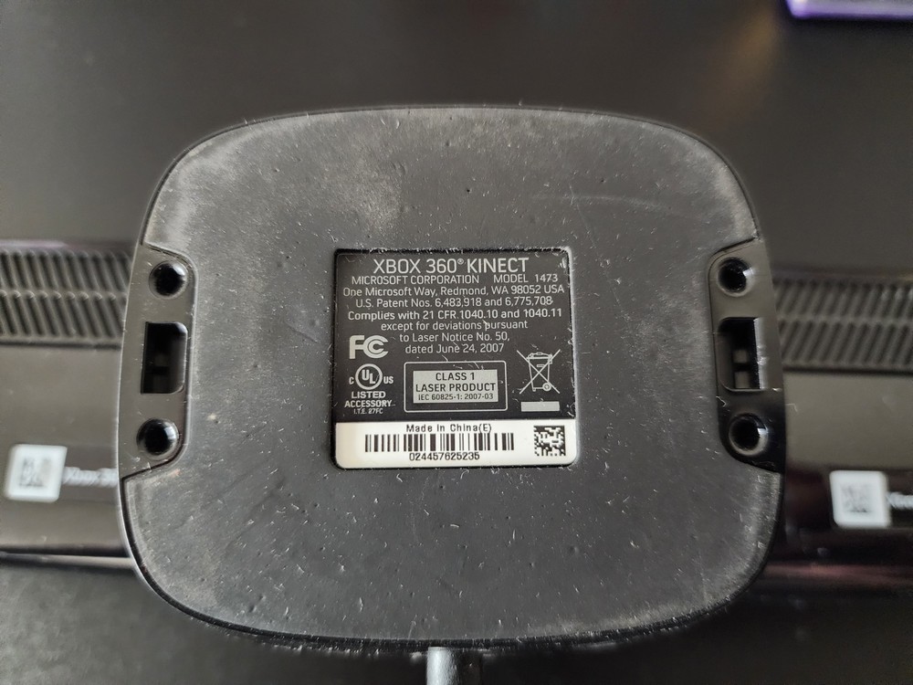 Xbox 360 Kinect Motion Sensor Bar & Games Lot Bundle - Tested and Working