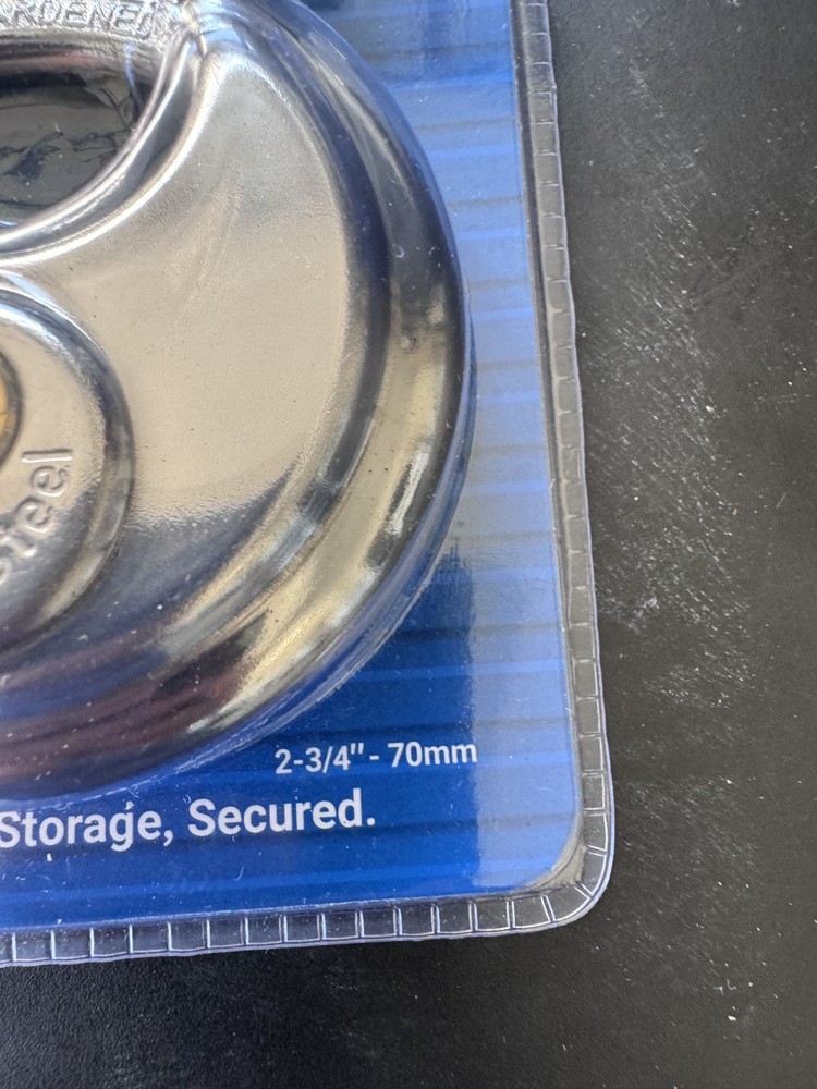 2x Stainless Steel Padlocks - unopened
