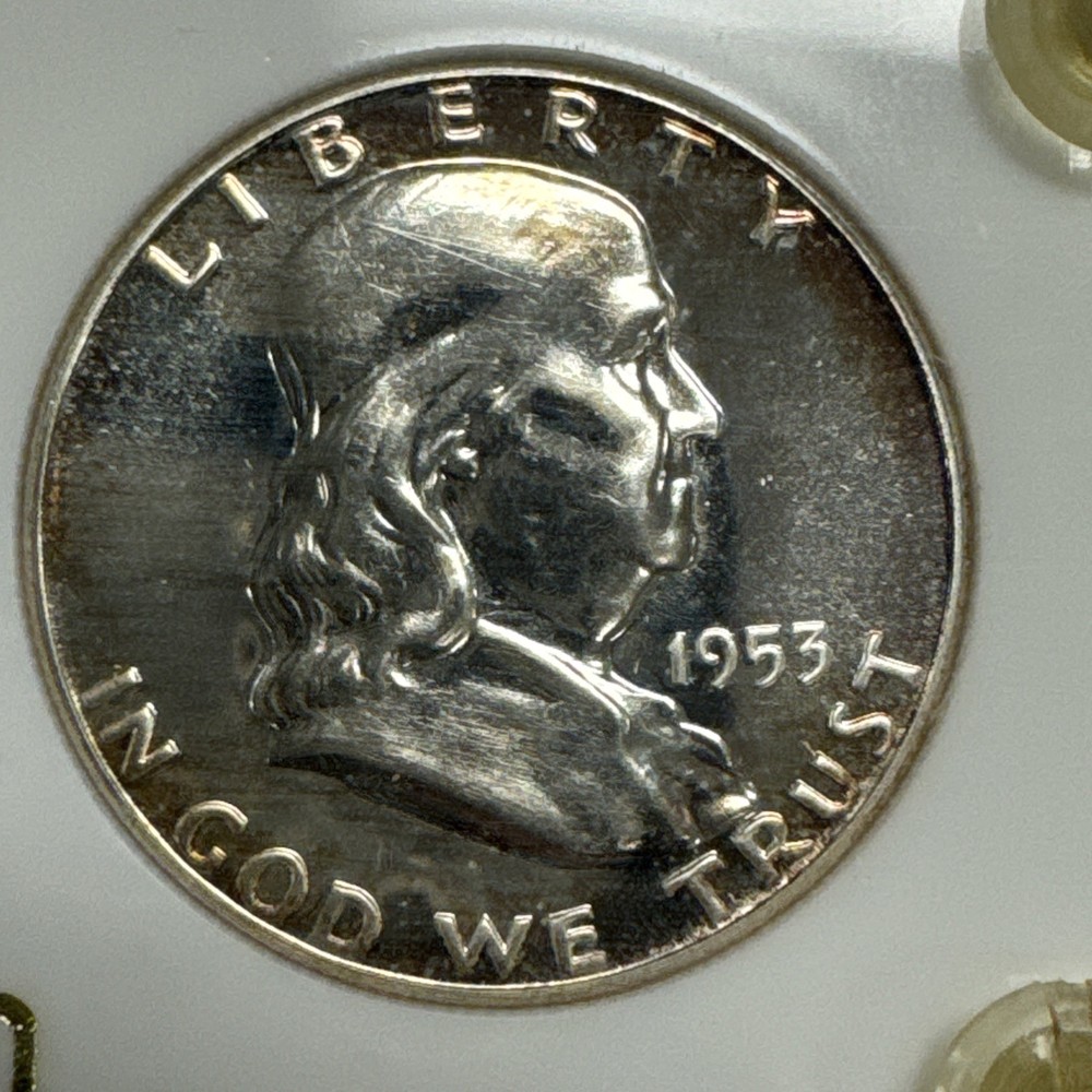 1953 US Mint Proof Set With Franklin Half Dollar Etc.