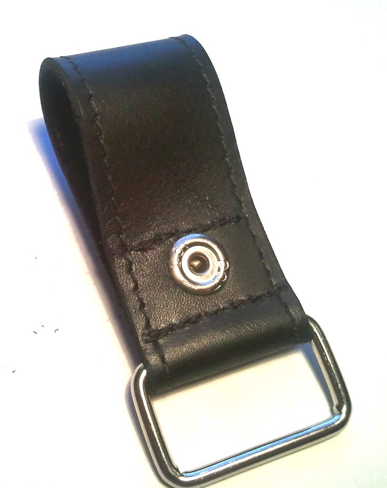 LEATHER BELT CLIP TAPE MEASURE HOLDER STRAP LOOP