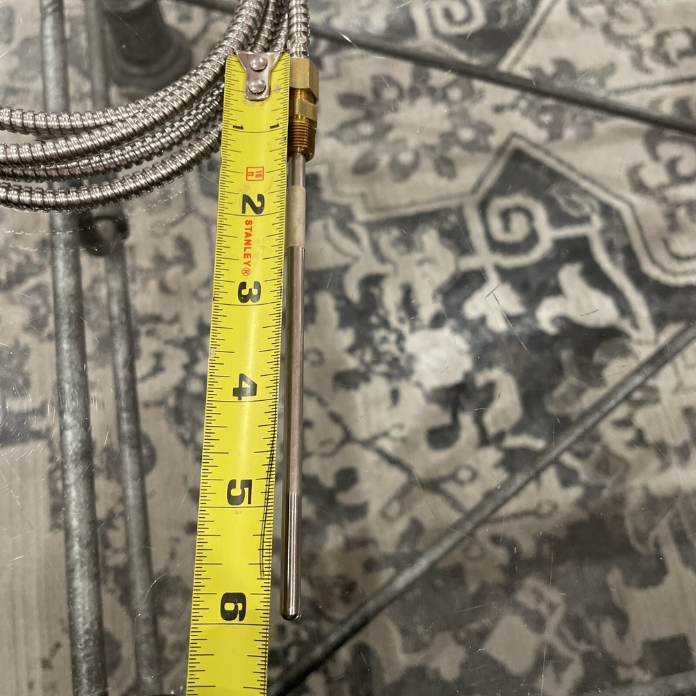 Thermocouple Sensor High Temperature Stainless Steel Insertion Probe 6 Ft Lenth