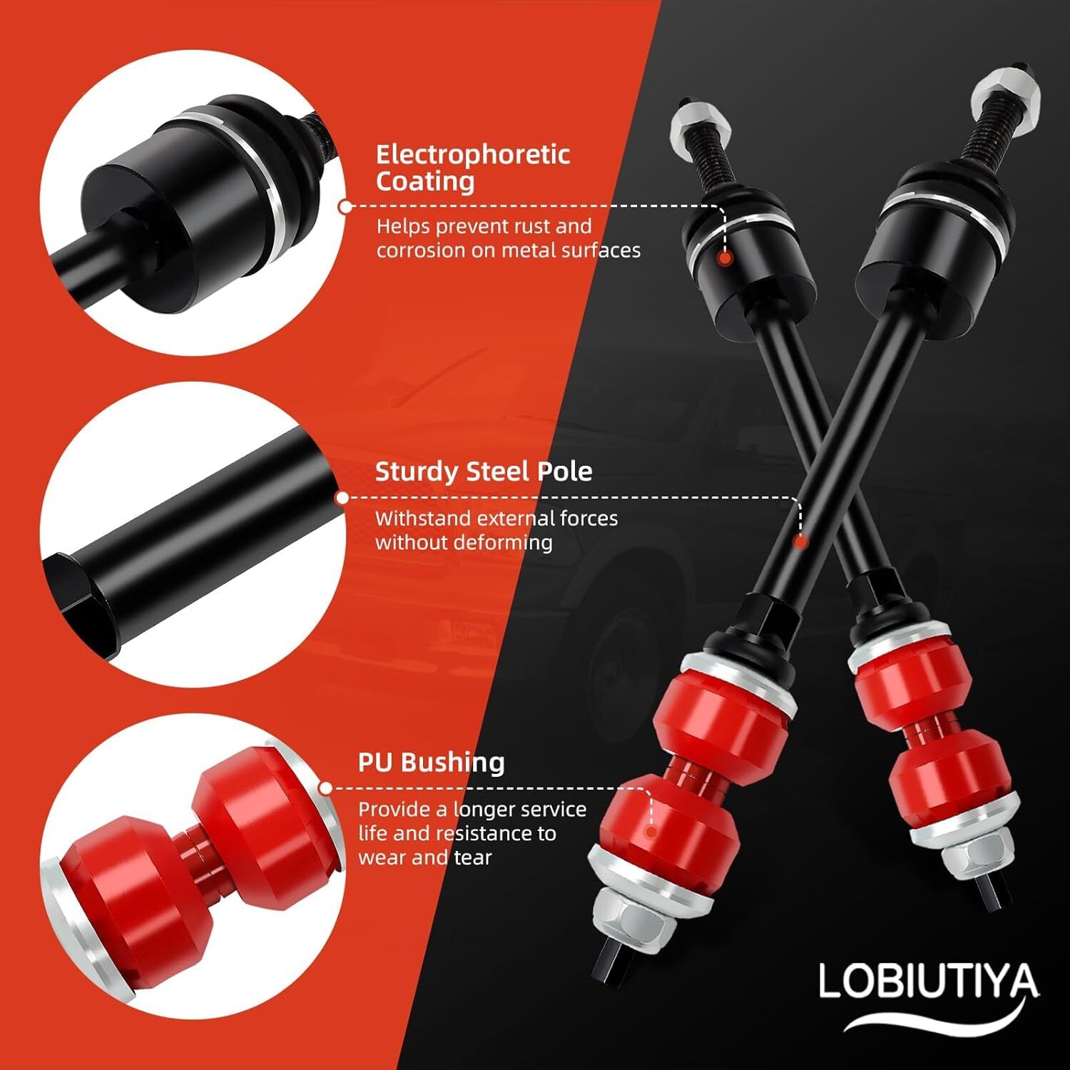 Stabilizer Sway Bar Front For 2011 2012 2013 2014 2015 2016 2017 2018 Ram 1500