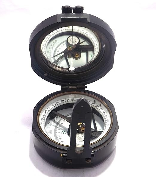 Geological Brunton Compass With Leather Case