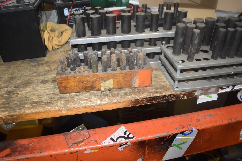 42 USED LARGE TRANFER PUNCHES