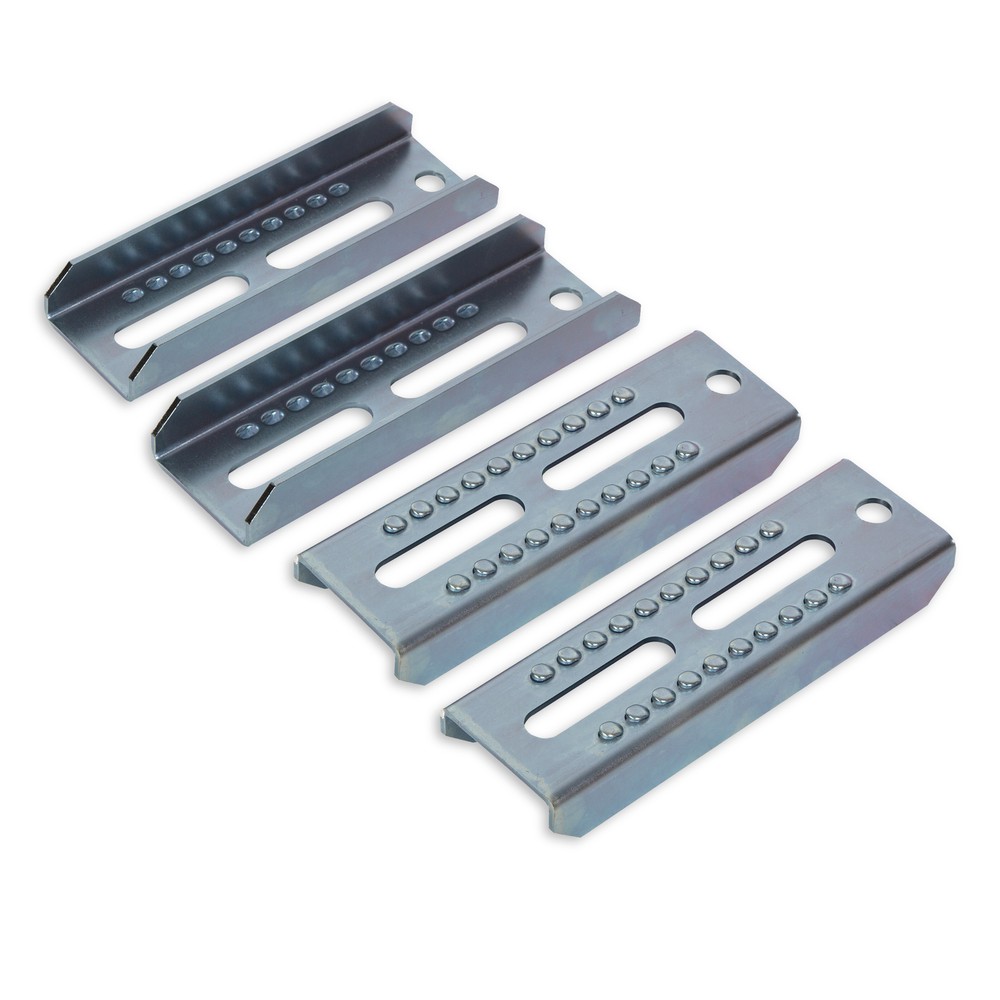 4× 8" Galvanized Swivel Top Bunk Bracket Adjustable Boat Trailer 3x3