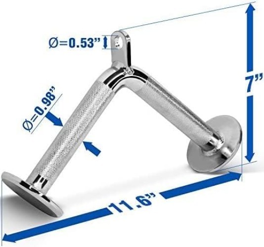 Tricep Rope, Straight Bar, V Bar Combo Set