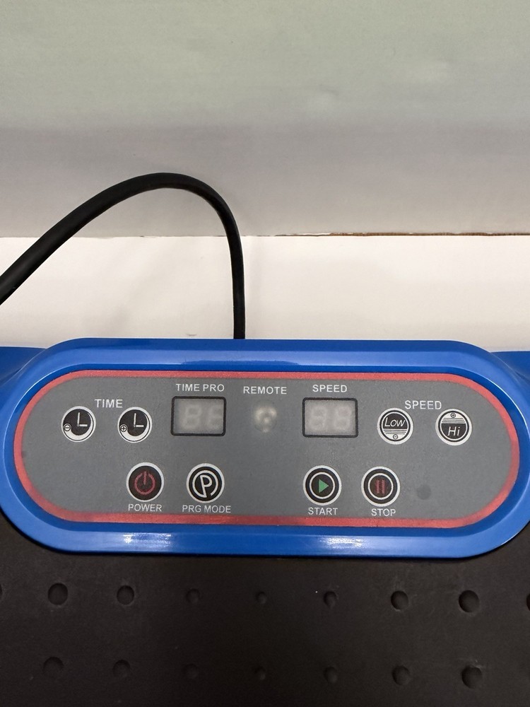 LifePro Blue Vibration Plate Exercise Machine with Remote Control