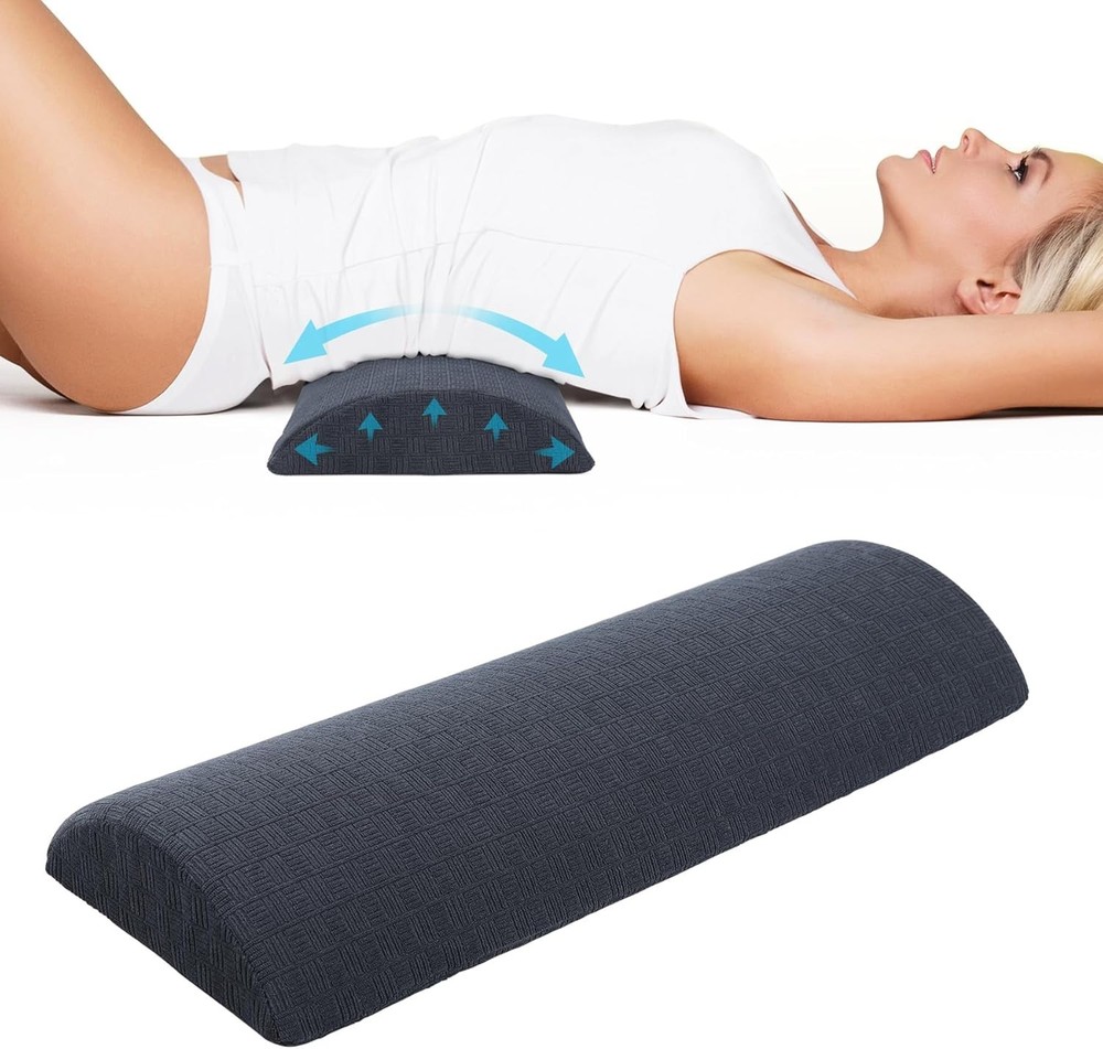 Lumbar Support Pillow for Sleeping Memory Foam Back Lower Back Pain Relief