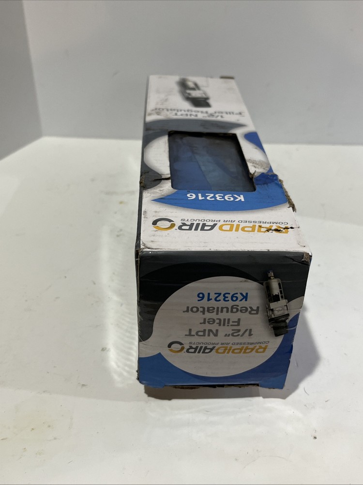 rapid air 1/2” NPT Filter Regulator K93216 NOS